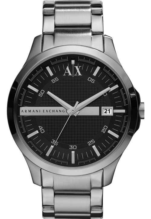 Relógio Armani Exchange Analógico com Data Prata Redondo - Ax2103/1Pn