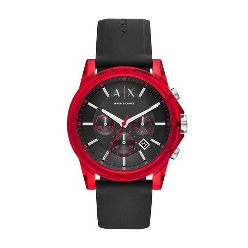 Relógio Armani Exchange Masculino Outerbanks Preto Ax1338/8pn