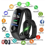 Relógio Bluetooth Inteligente Smartband M3 Monitor Cardiaco Lançamento