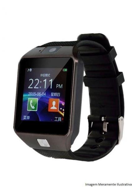 Relógio Bluetooth Smartwatch Gear Chip Dz09 - Newprotec