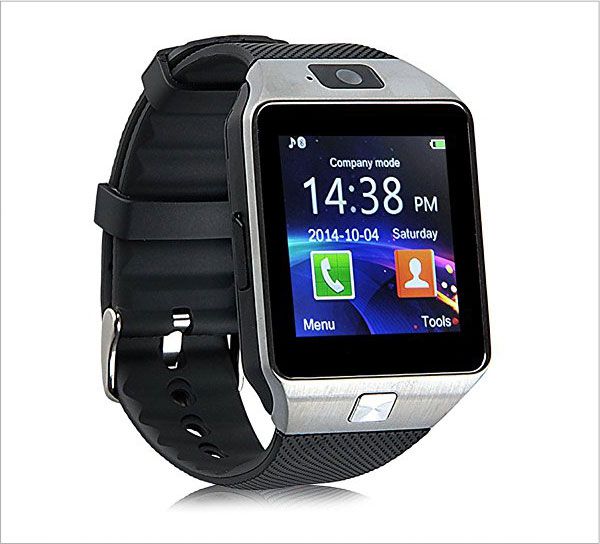 Relógio Bluetooth Smartwatch Gear DZ09 Android - Prata