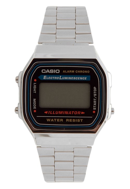Relógio Casio A168WA-1WDF Prata