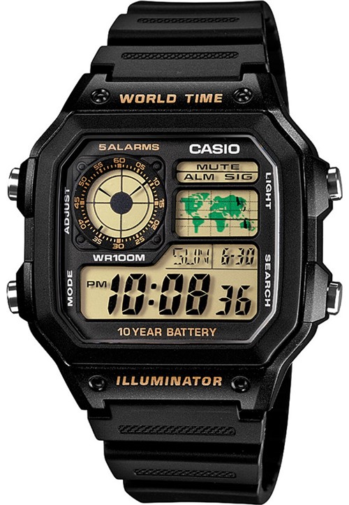 Relógio Casio AE1200WH1BVDF Preto