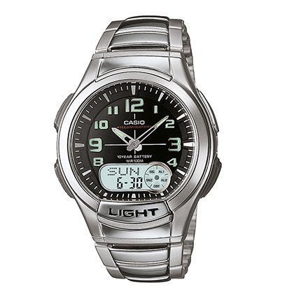 Relógio Casio Analógico Digital AQ-180WD-1BVDF