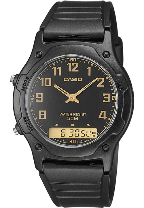 Relógio Casio AW-49H-1BVDF Preto