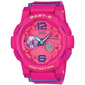 Relógio Casio Baby-G Anadigi Feminino BGA-180-4B3DR