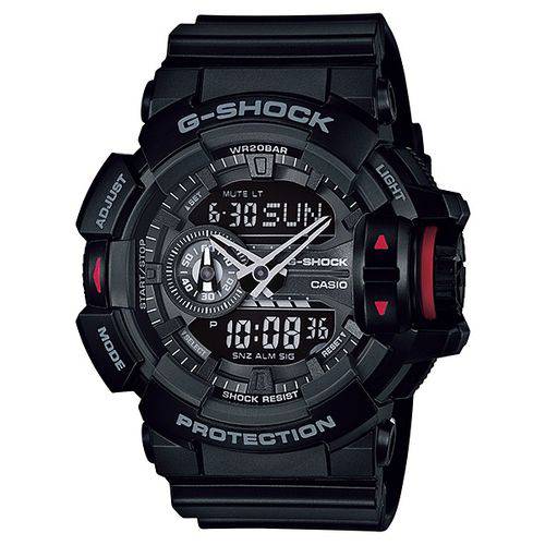 Tudo sobre 'Relógio Casio G-Shock Anadigi Ga-400-1bdr Preto'