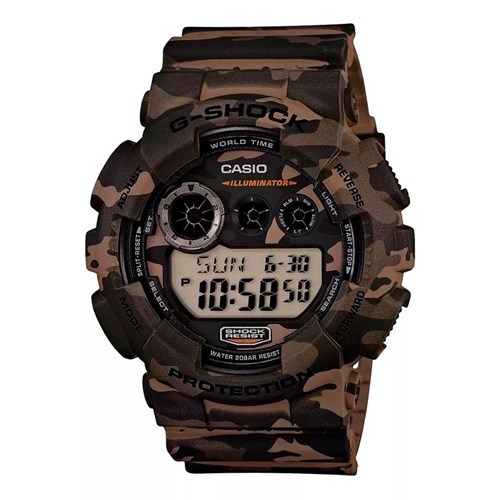 Relógio Casio G-Shock Camuflado Masculino Gd-120Cm-5Dr