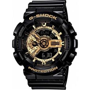 Relógio Casio G-Shock GA-110GB-1ADR Preto e Dourado