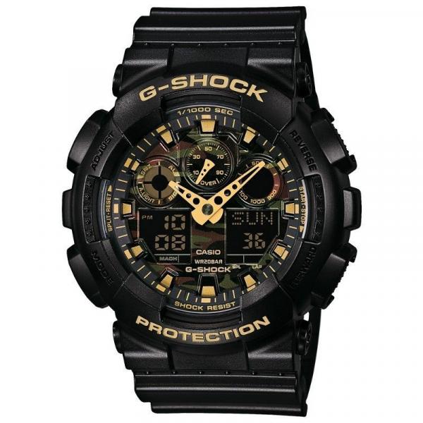 Relógio Casio G-Shock Masculino AnaDigi Preto GA100CF1A9DRU