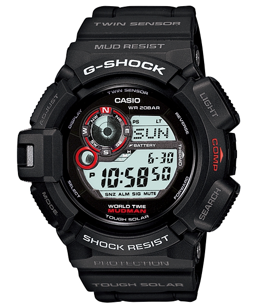 Tudo sobre 'Relógio Casio Masculino G-Shock Mudman G-9000-1'