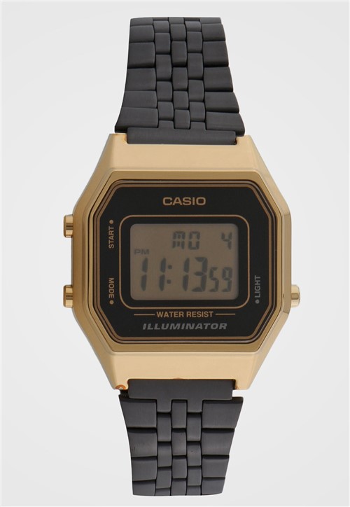 Relógio Casio LA680WEGB-1ADF Dourado/Azul