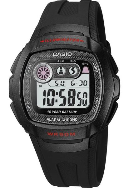 Relógio Casio Masculino Digital Preto W2101cvdf