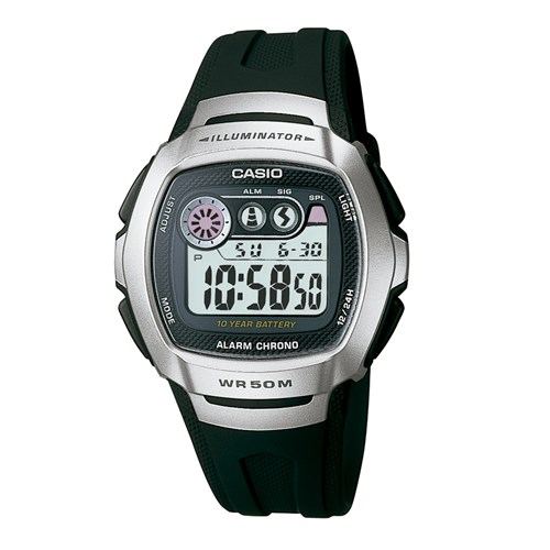 Relógio Casio Masculino Preto Digital W-210-1Avdf