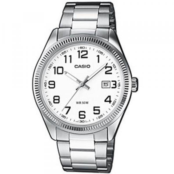 Relógio Casio - MtP-1302D-7bvdf - Steel Steel - White Dial