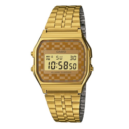 Relógio Casio Vintage Unissex Dourado Digital A159wgea-9Adf