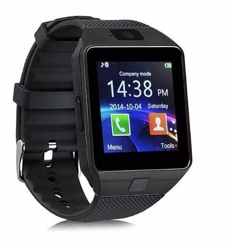 Relógio Celular Bluetooth Camera Android Usb Pronta Entrega (Palha, Preto, Preto)