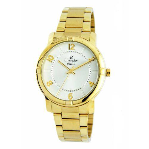 Relógio Champion Dourado Feminino Elegance Cn26644h