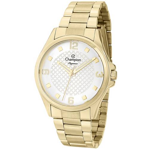 Relógio Champion Elegance Feminino Dourado Cn27563h