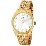 Relógio Champion Feminino Dourado Elegance CN26251H