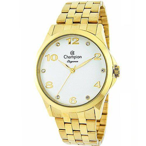Relógio Champion Feminino Elegance Dourado Cn26260h