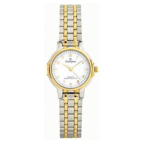 Relógio Champion Feminino Prata com Dourado - Ch25338b