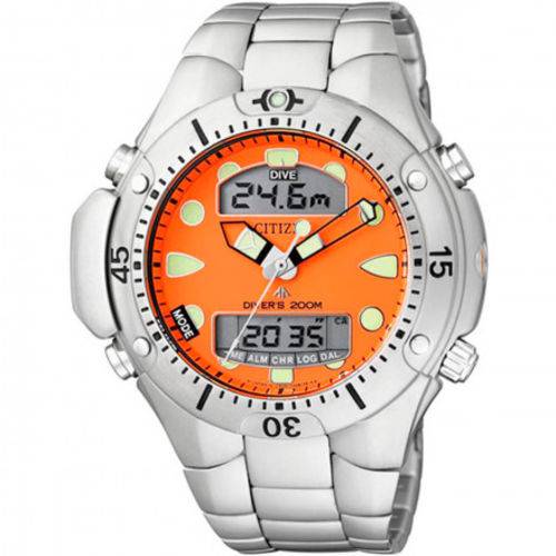 Relógio Citizen Aqualand Laranja JP1060-52Y TZ10128J Aço