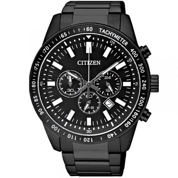 Relógio Citizen Masculino Preto Aço Tz30802p