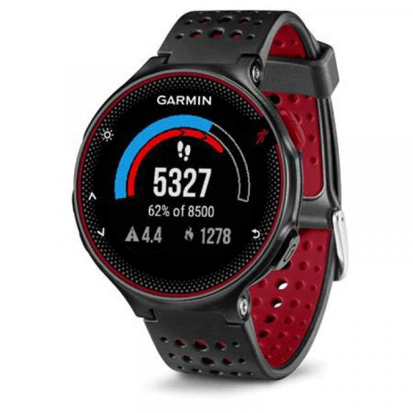 Relógio com Monitor Cardíaco Embutido Garmin Forerunner 235 Vermelho com Bluetooth e GPS