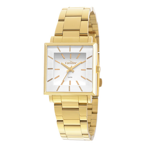 Relógio Condor Feminino Bracelete Dourado Co2035exm/k4b