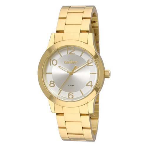 Relógio Condor Feminino Bracelete Dourado Co2035fdz/k4k