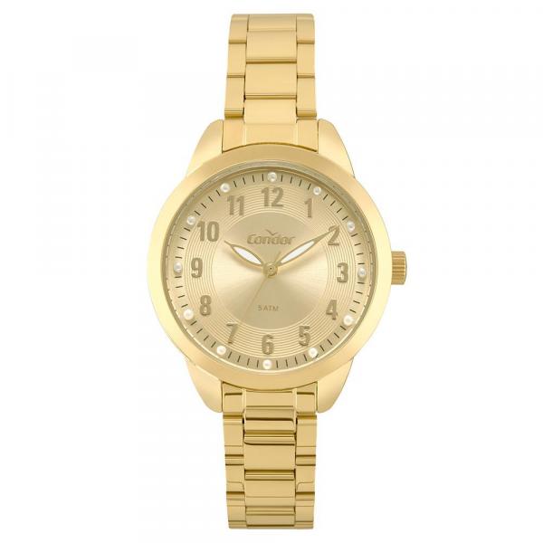 Relógio Condor Feminino Bracelete Dourado CO2035FKU/K4X