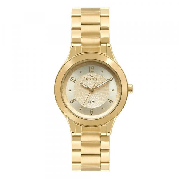 Relógio Condor Feminino Bracelete Dourado CO2035HY/K4D
