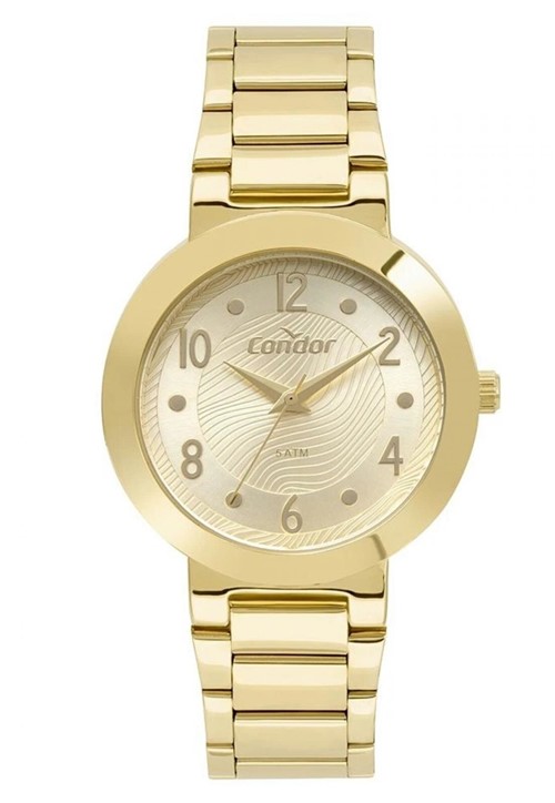 Relógio Condor Feminino Dourado CO2035MTR4D - Kanui