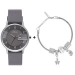 Relógio Condor Feminino Eterna Bracelete Prata com Pulseira - Cogl10br/k2c