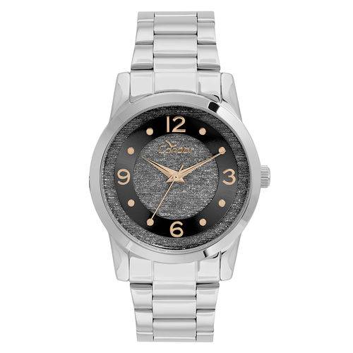 Relógio Condor Feminino Glitter Prata - Co2039ap/k3p