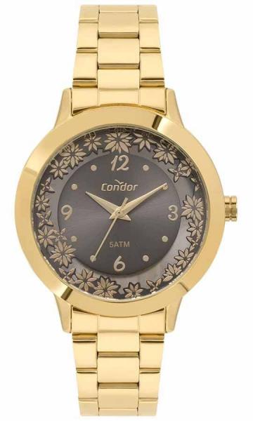 Relógio Condor Feminino Ref: Co2039bf/4f Fashion Dourado