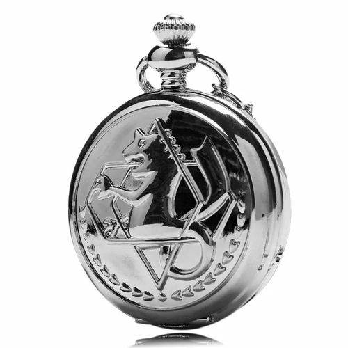 Relógio de Bolso Fullmetal Alchemist Edward Elric Federal