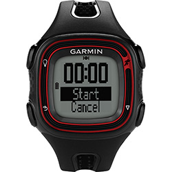 Relógio de Corrida Garmin Forerunner 10 com GPS Preto e Vermelho