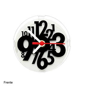 Relógio de Mesa Decorativo Números Modelo 4 - Preto