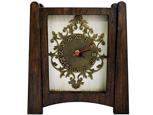 Relógio de Mesa Vintage - Modelo Ornamento - 30x27cm