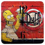 Relógio de Parede Cerveja Duff Simpsons Império Decor