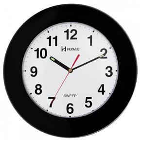 Relógio de Parede Decorativo Herweg Preto 6352-34