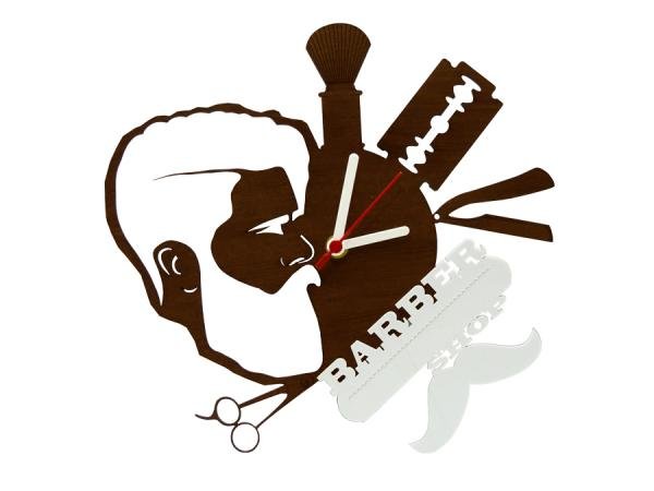 Relógio de Parede Decorativo - Modelo Barbearia 2 - me Criative