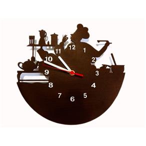 Relógio de Parede Decorativo - Modelo Mestre Cuca
