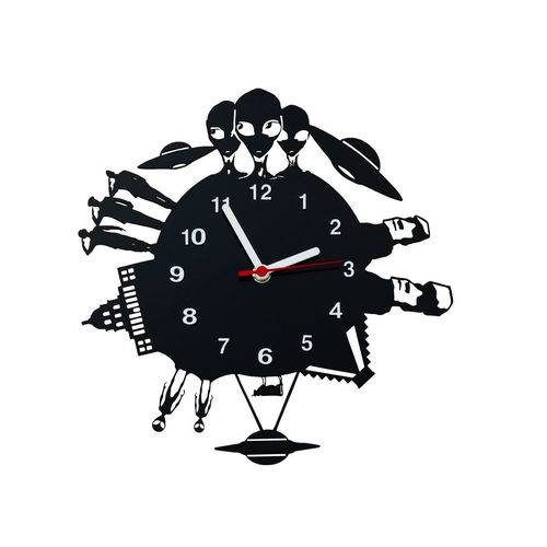Relógio de Parede Decorativo - Modelo Ovni Conspiração 2