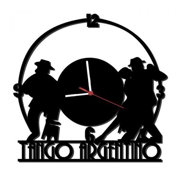 Relógio de Parede Decorativo - Modelo Tango Argentino - me Criative