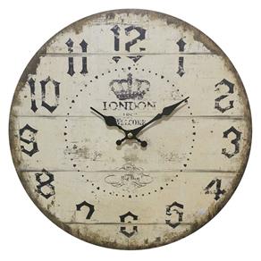 Relógio de Parede em Madeira London Ø34cm