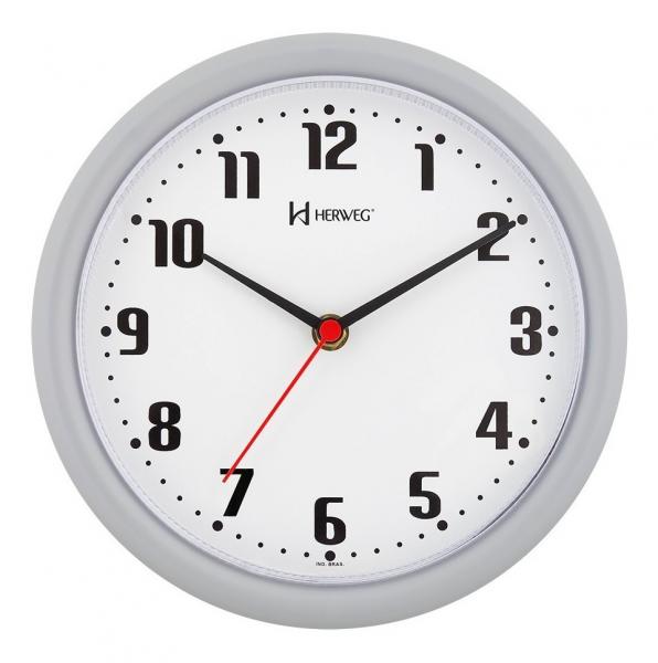 Relógio de Parede Herweg Cinza 6102-024
