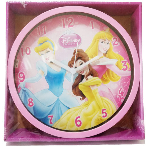 Relógio de Parede Infantil Princesas Disney